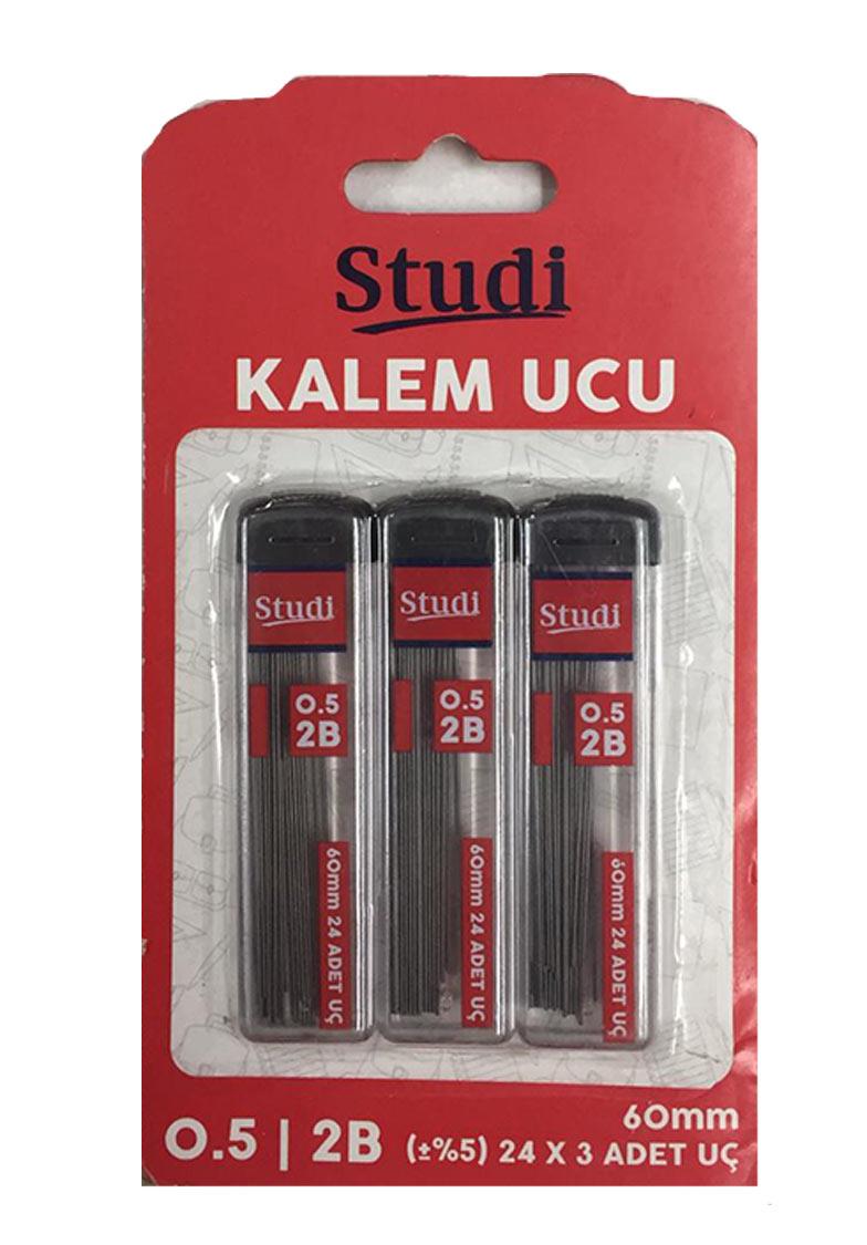 Studi Kalem Ucu 0.5 - 2B 24 X3 Adet Uç