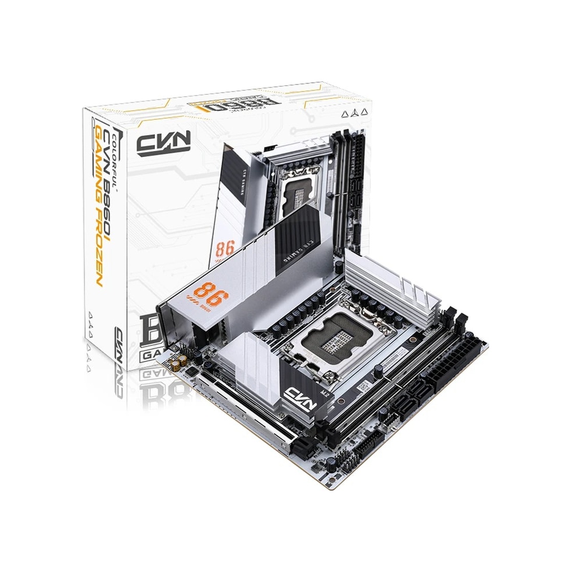 Colorful Cvn B860ı Gamıng Frozen V20 Ddr5 8800mhz Itx Gaming Aaaa18clf0006