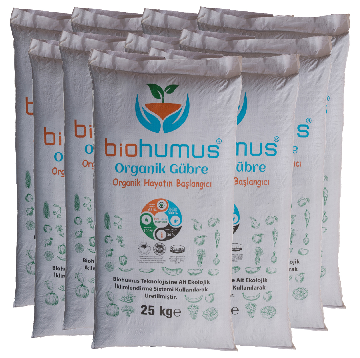Biohumus Organik Gübre 500 KG Yirmili