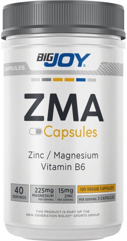 Bigjoy Zma 120 Kapsül - Magnezyum Çinko B6 Vitamini