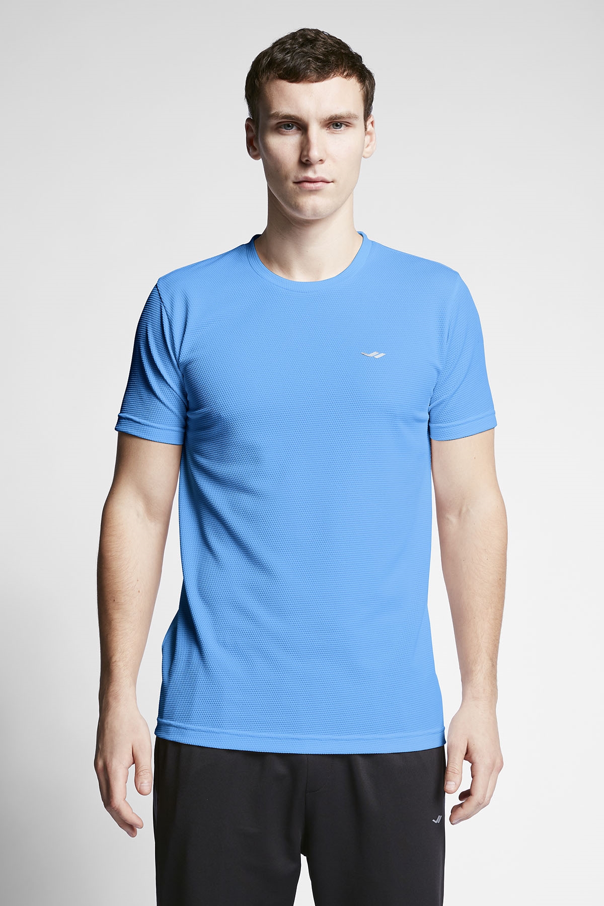 Lescon Mavi Erkek Kısa Kollu T-Shirt 23S-1298-23B