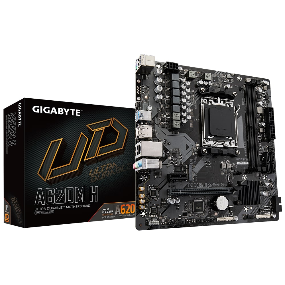 Gigabyte A620m H Amd A620 Soket Am5 Ddr5 6400 Oc Mhz Matx Gaming Oyuncu Anakart