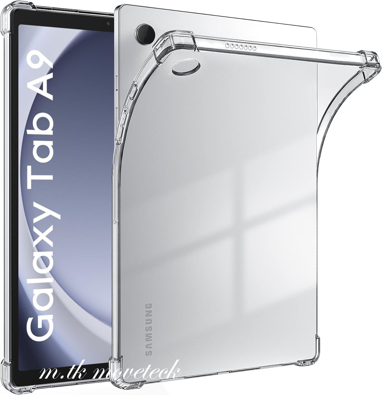 Galaxy Uyumlu Tab A9 8.7 İnc Sm-x110 Şeffaf Kılıf Darbe Korumalı Slim