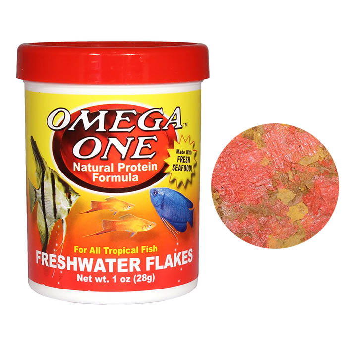 Omega One Freshwater Flakes 28g Profesyonel Balık Yemi Pul