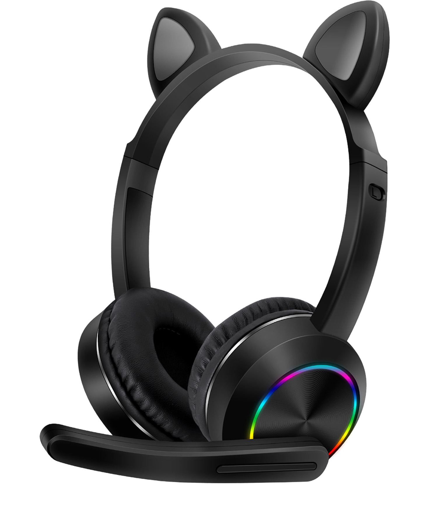 Karler AKZ-K23 Bluetooth RGB Led Işıklı Mikrofonlu Kulak Üstü Kedi Kulaklık
