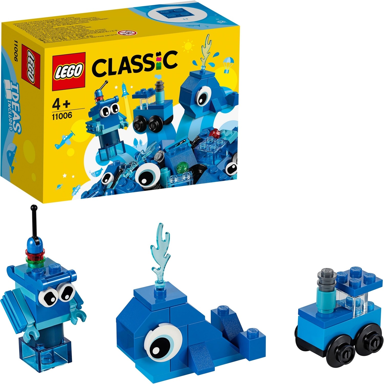 LEGO Classic 11006 Yaratıcı Mavi Yapım Parçaları 52 Parça