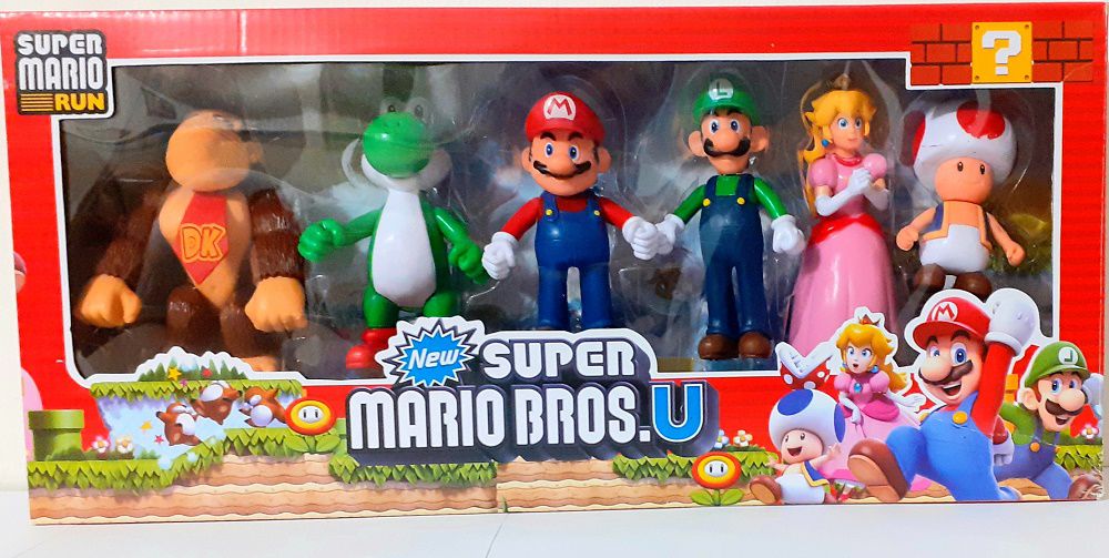 Süper Mario Set Oyuncak 6 Lı Süper Mario