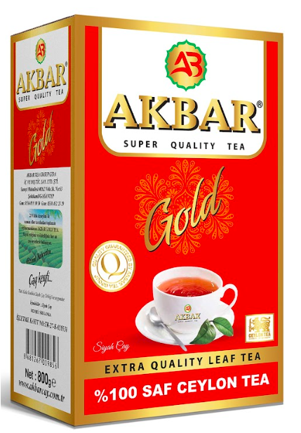 Akbar Gold Siyah Saf Seylan Çay 800 G