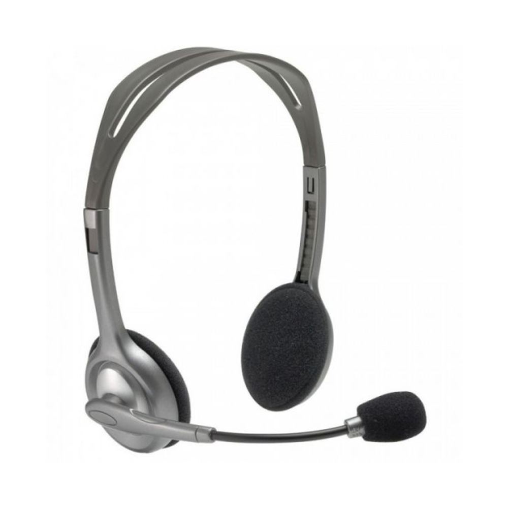 Logitech H110 981-000271 Mikrofonlu Kulak Üstü Kulaklık Gri