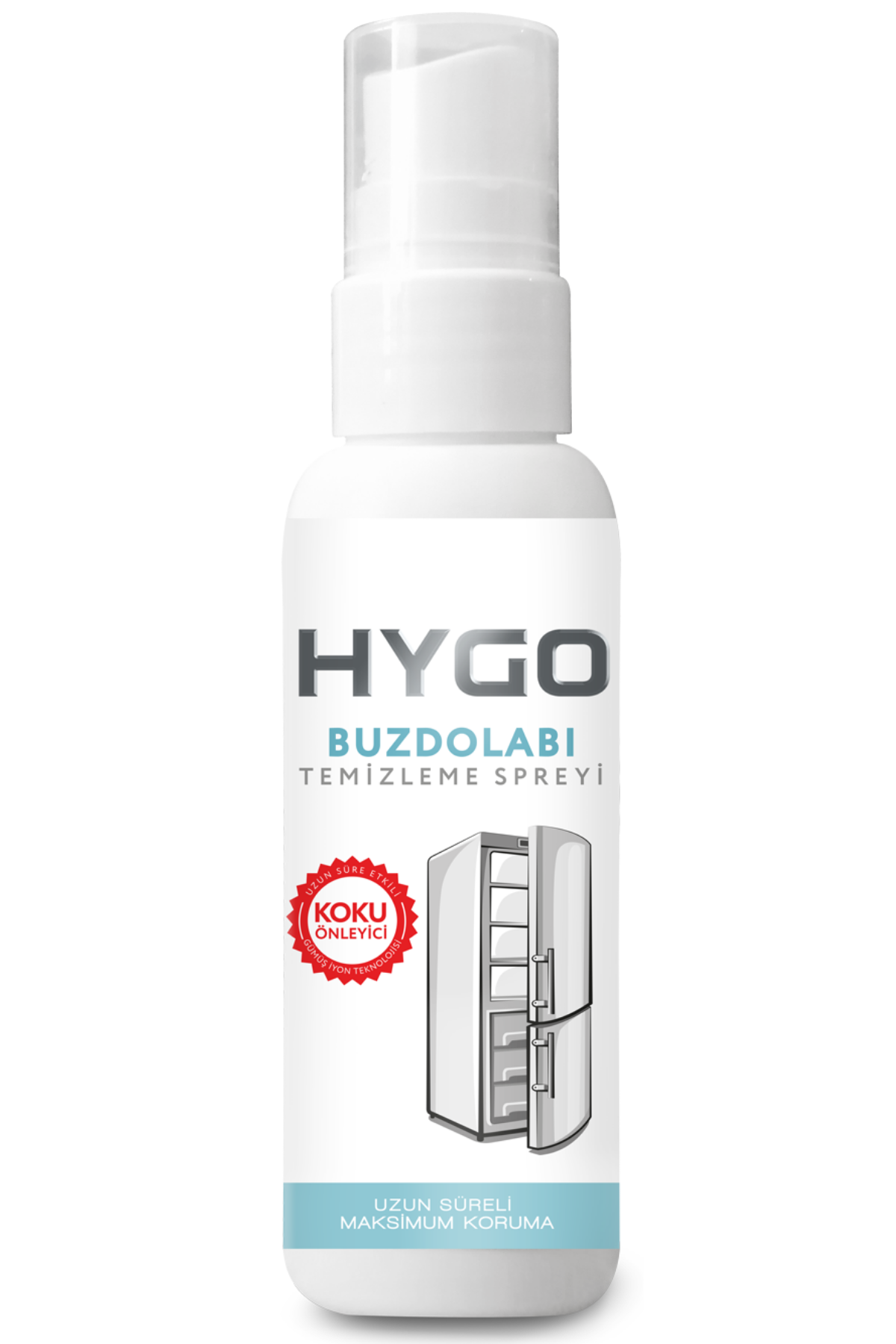 Hygo Buzdolabı Koku Önleyici Giderici Temizlik Nano Gümüş Spreyi 100 ML