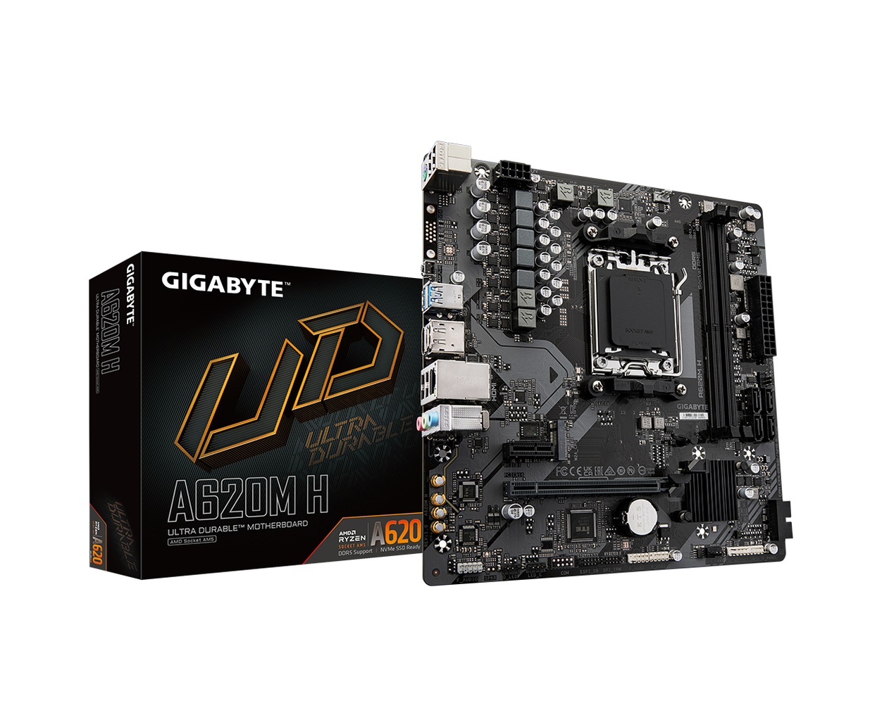 Gigabyte A620M H AMD A620 6400 MHz (OC) DDR5 Soket AM5 mATX Anakart