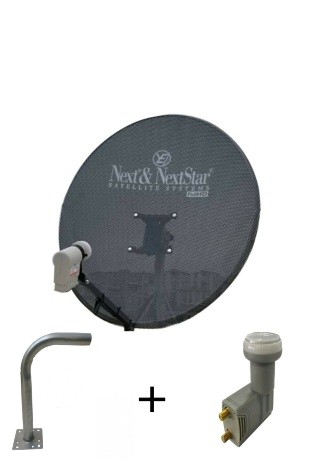 Next Çanak Anten 2'li Lnb L Demir Duvara Montaj için