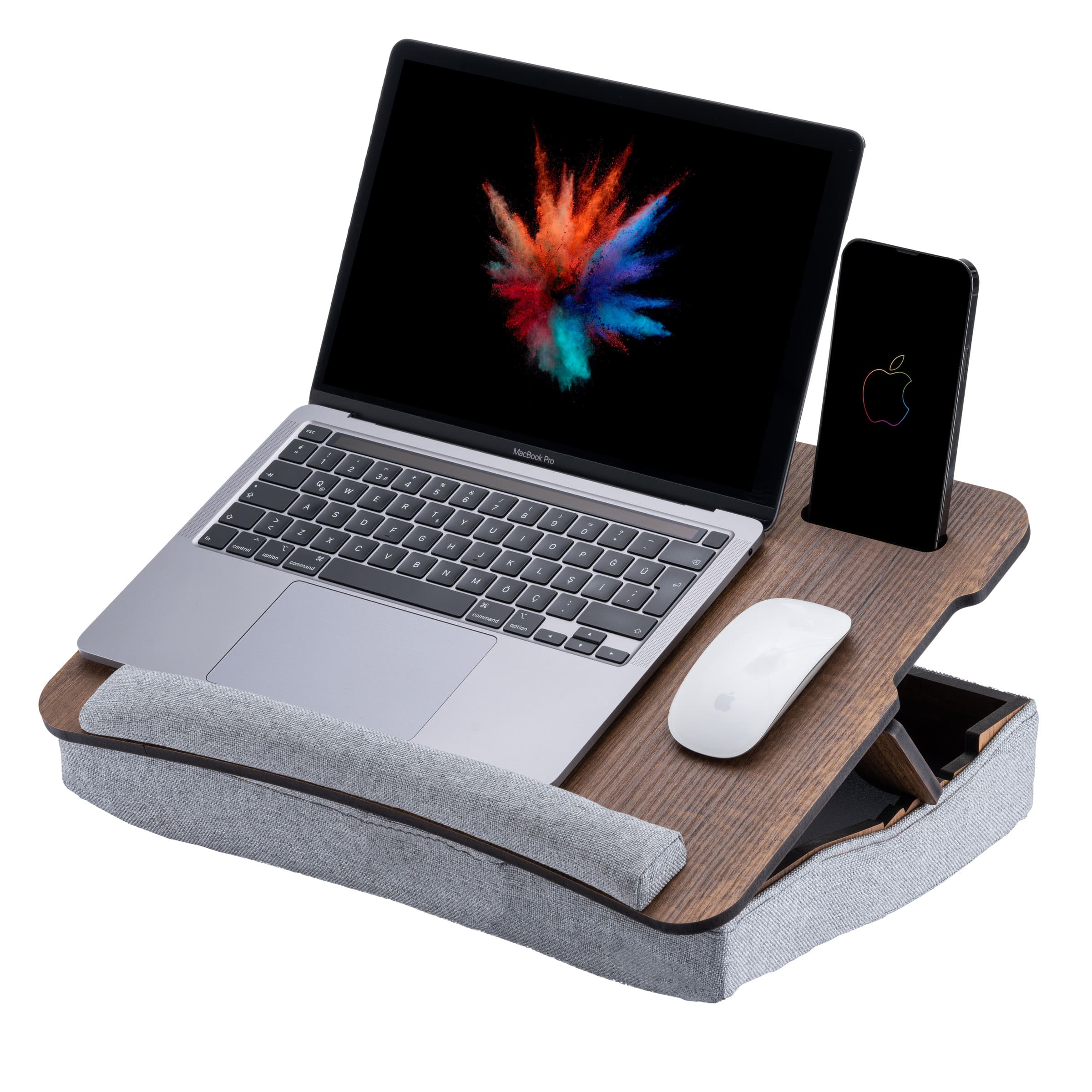 Vigo Wood Minderli Eğim Ayarlanabilir Laptop Sehpası