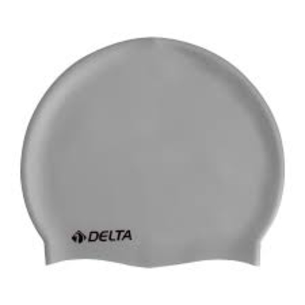 Delta Silikon Bone Deluxe Yüzücü Havuz ve Deniz Bonesi Düz Renk Beyaz