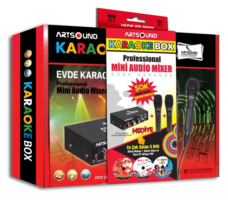 Artsound Karaoke Box - N11'E Özel Toplam 6 Dvd