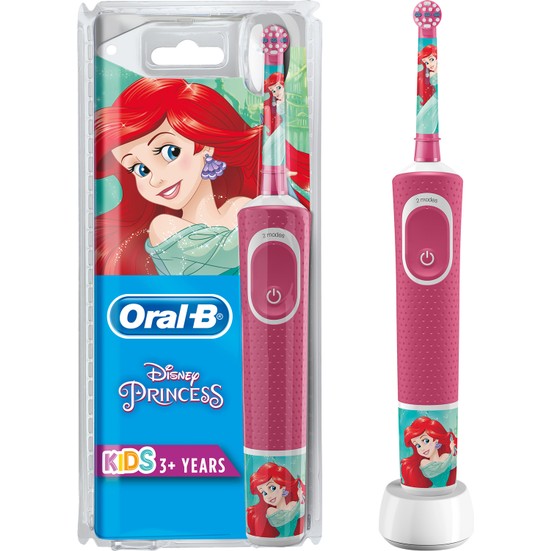 Oral-B Çocuklar İçin Şarj Edilebilir Diş Fırçası D100 Princess Özel Seri