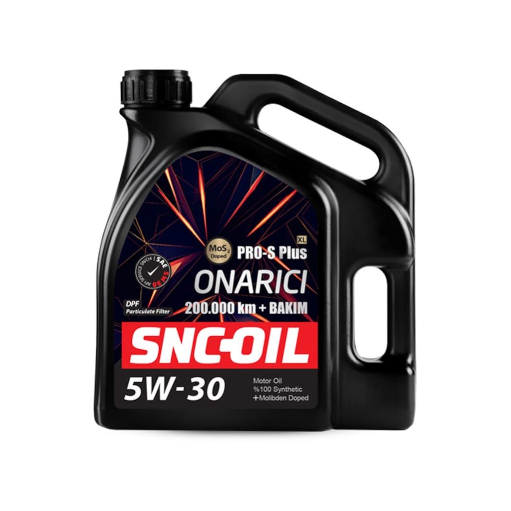 Snc Oil 200.000 + Bakım Pro-S Plus Onarıcı 5W-30 Dpf Sentetik Motor Yağı 4 L