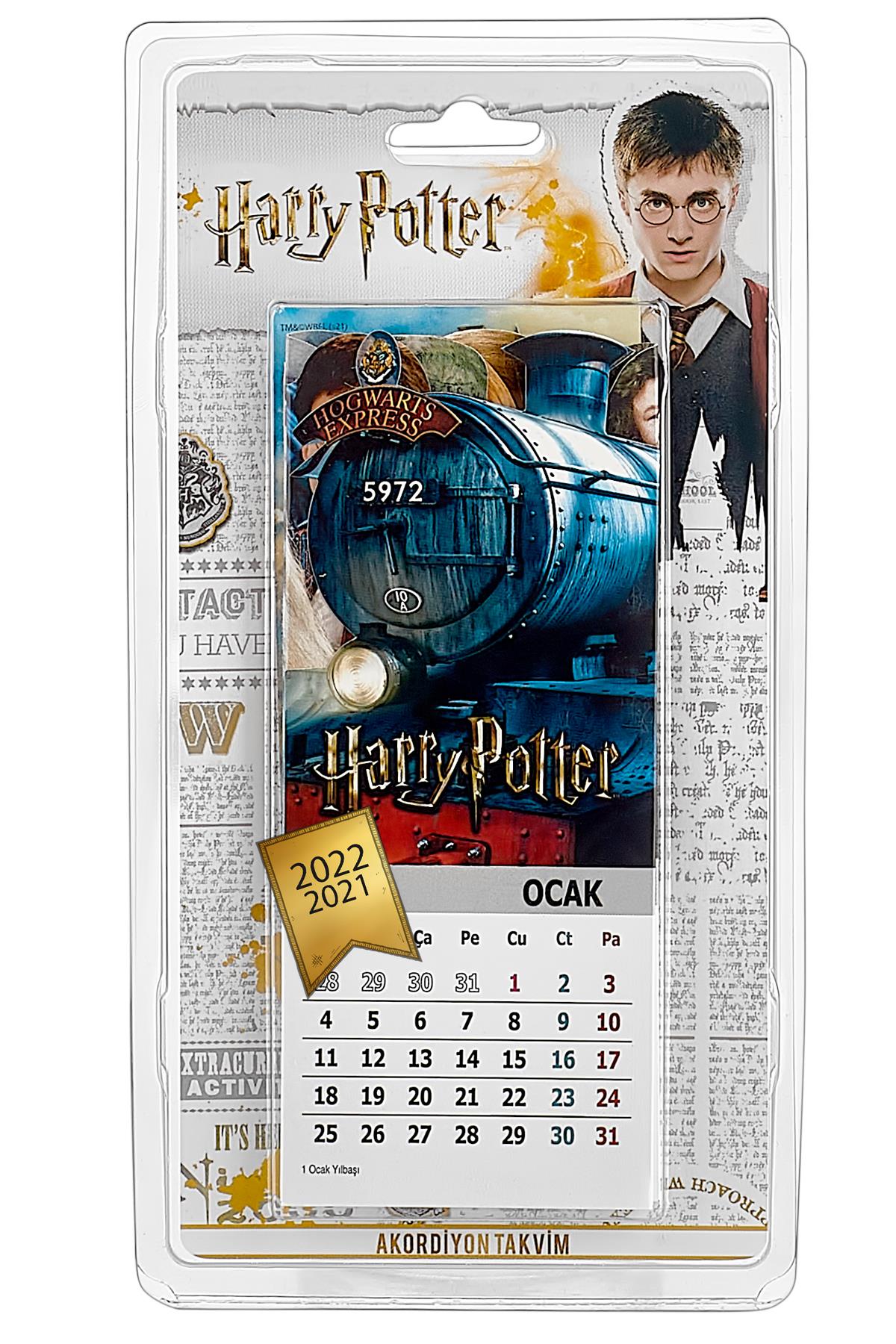 Takvim Harry Potter 2021-2022 Akordiyon Tasarımlı N11.179