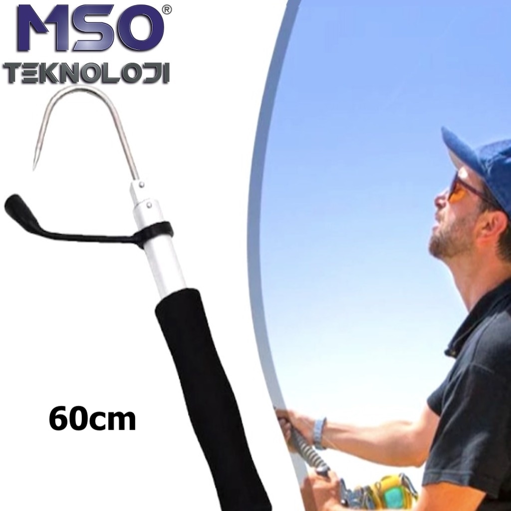 MSO Olta Balıkçılık Alüminyum & Paslanmaz Çelik Teleskopik Kakıç