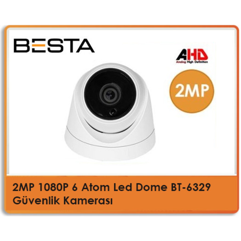 2Mp 1080P 36 Led Dome Güvenlik Kamerası Bt-6329