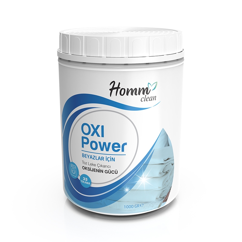Homm Clean Oxi Power Beyazlar İçin Konsantre Toz Leke Çıkarıcı 1 KG