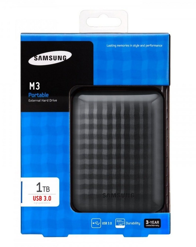 Samsung M3 STSHX-M101TCB 1 TB 2.5" USB 3.0 Taşınabilir Disk