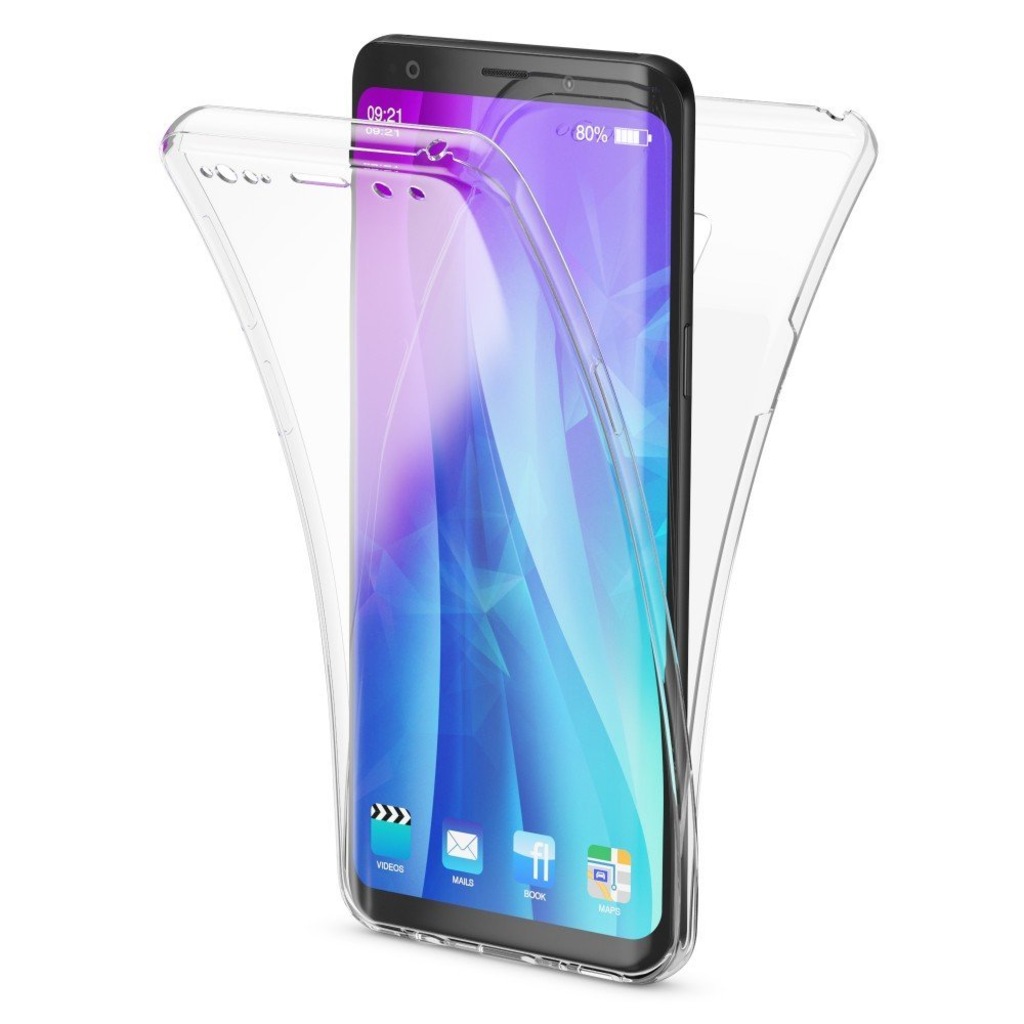 Samsung Galaxy S9 Plus 360 Derece Kilif Kristal Silikon Ön Arka 396697485