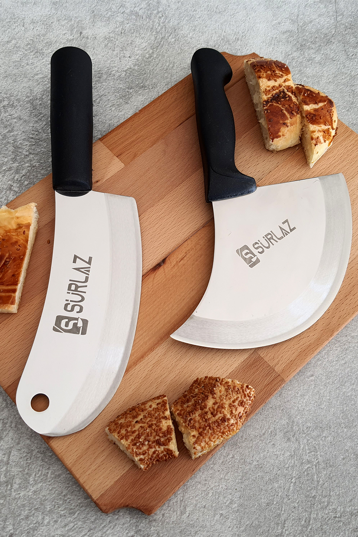 Ekmek Bıçağı Börek Bıçağı Pide Kesici Zırh Bıçak Seti 2'Li