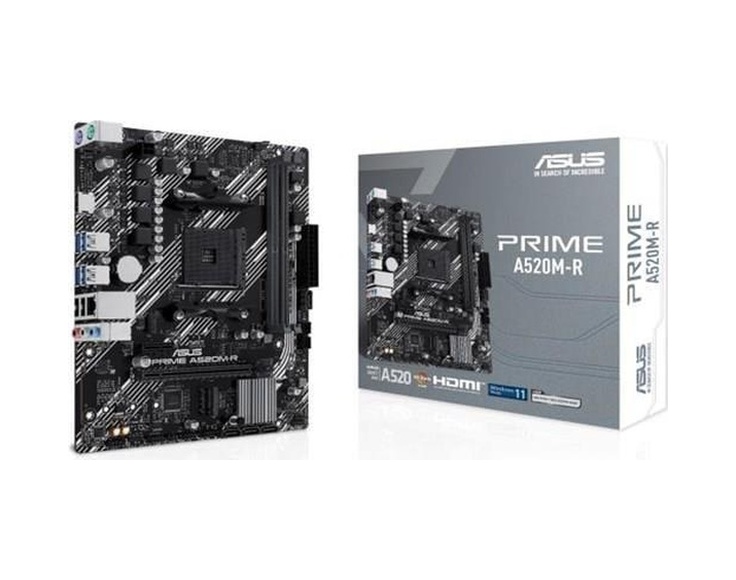 Asus Prime A520M-R AMD A520 5100 MHz (OC) DDR4 Soket AM4 mATX Anakart