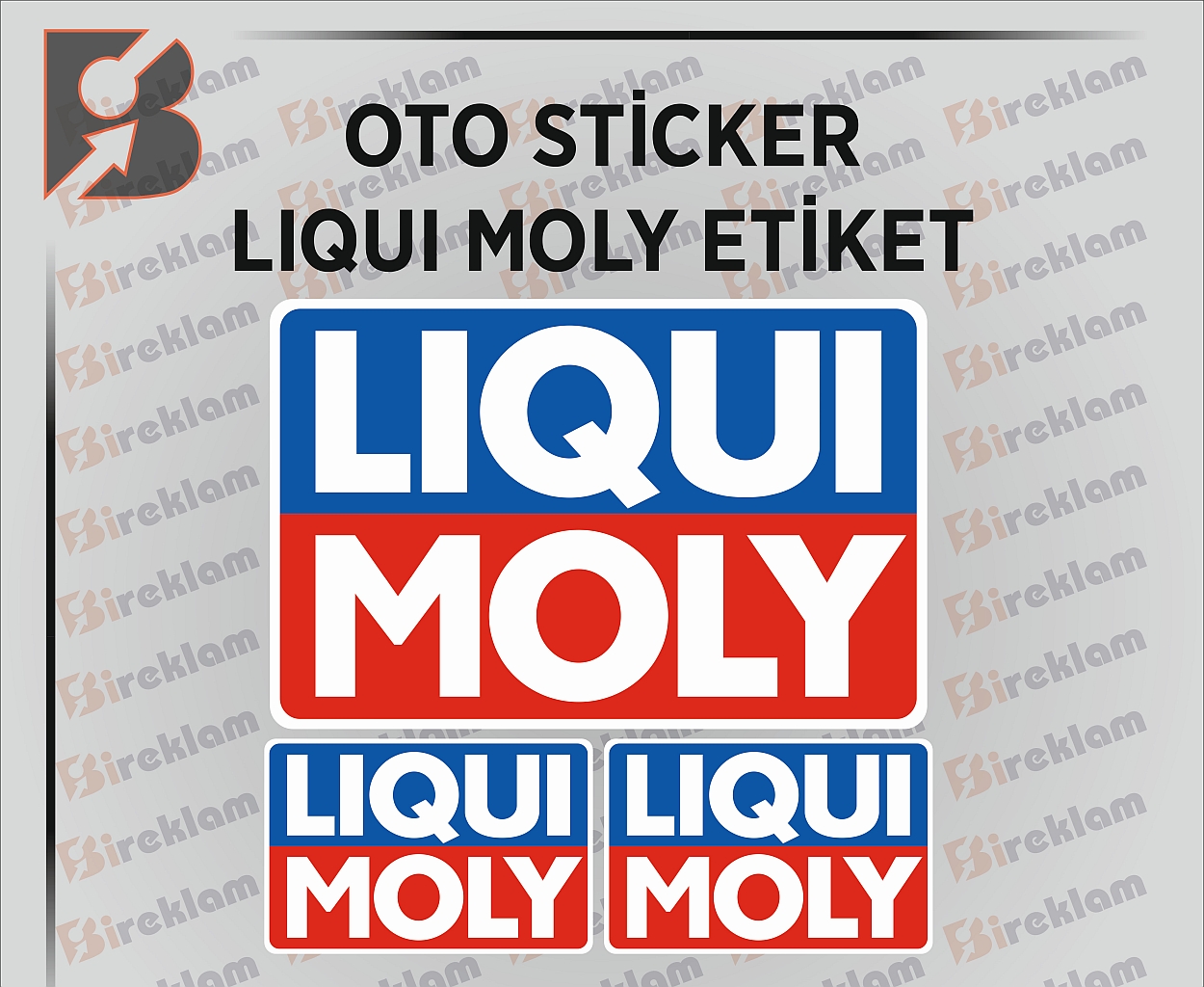 Liqui Moly Yağ Sticker 3AD. - Motosiklet Sticker - Araba Sticker