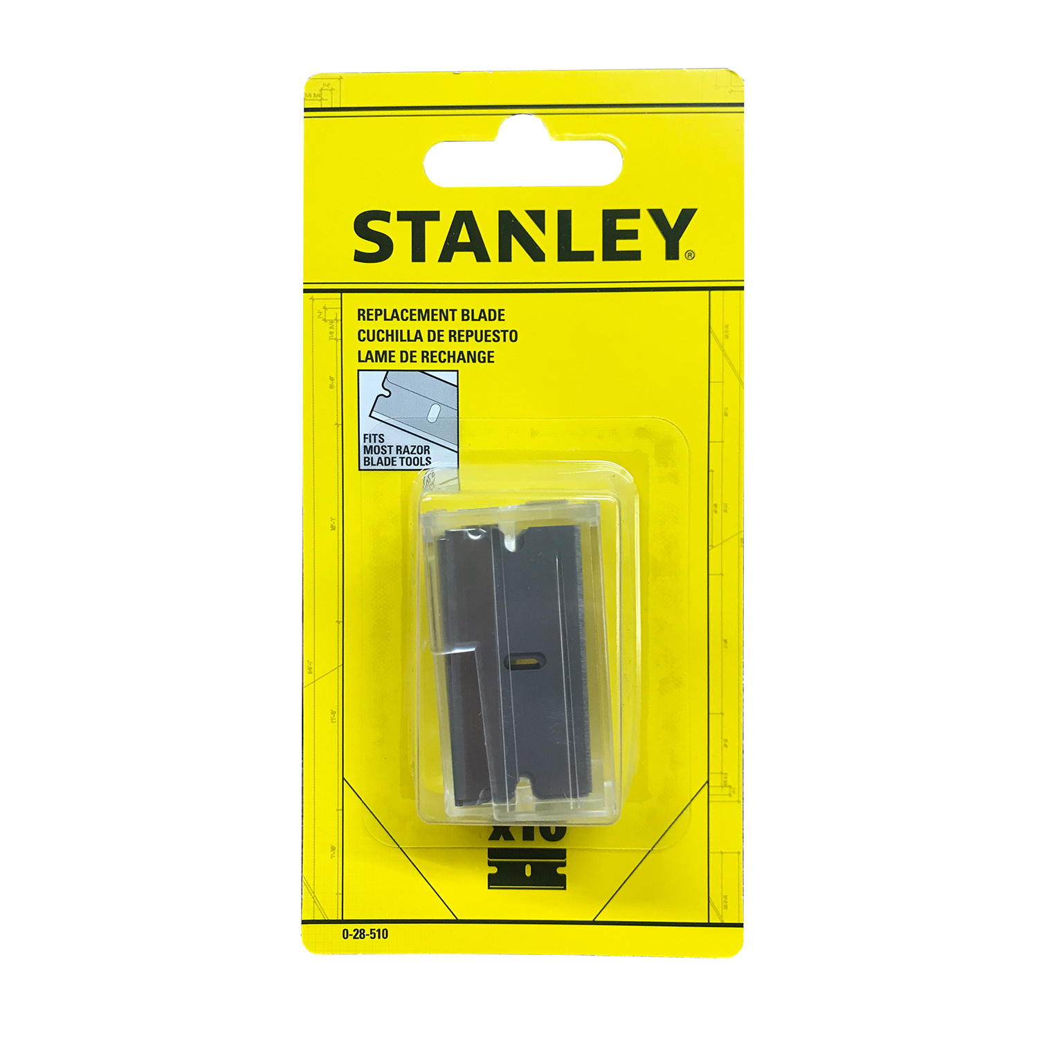 Stanley 0-28-510 Kazıma Bıçağı Yedeği 10'lu