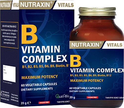 Nutraxin Vitamin B Complex 60 Tablet 2 Adet
