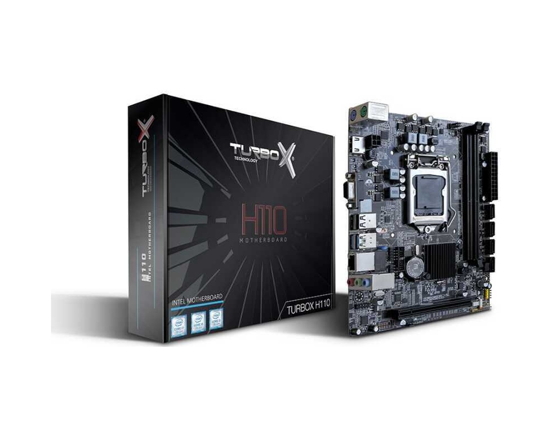 Turbox Workprof R H110 Sata,m2 Ddr4 3200mhz Usb 3.0 Vga Hdmi Ses G.lan 1151p 6.7.8.9. Gen Anakart