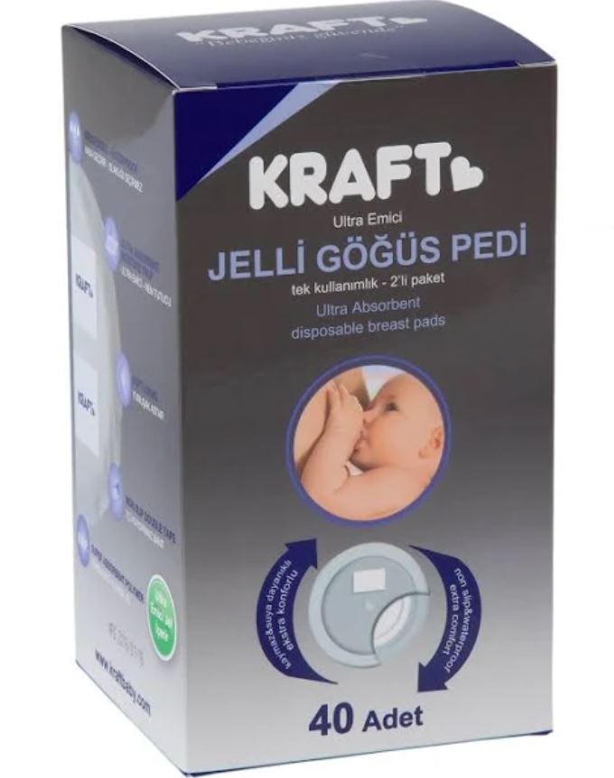 Kraft Ultra Emici Jelli Göğüs Pedi 40'lı