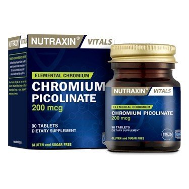 Nutraxin Chromium Picolinate 200 Mcg  90 Tablet