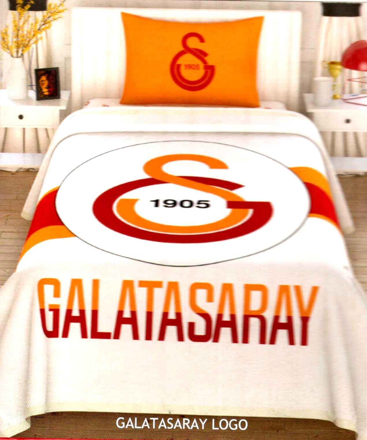 Taç Galatasaray Logo Tek Kişilik Pike Takımı 2022 Taç Pike Takımı