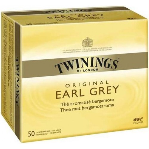Twinings Earl Grey Bergomat Aromalı Çay Süzen Poşet 50'li