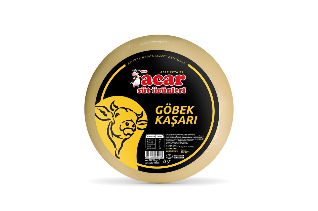 Acar Süt Ürünleri Göbek Kaşar Peyniri 1 KG