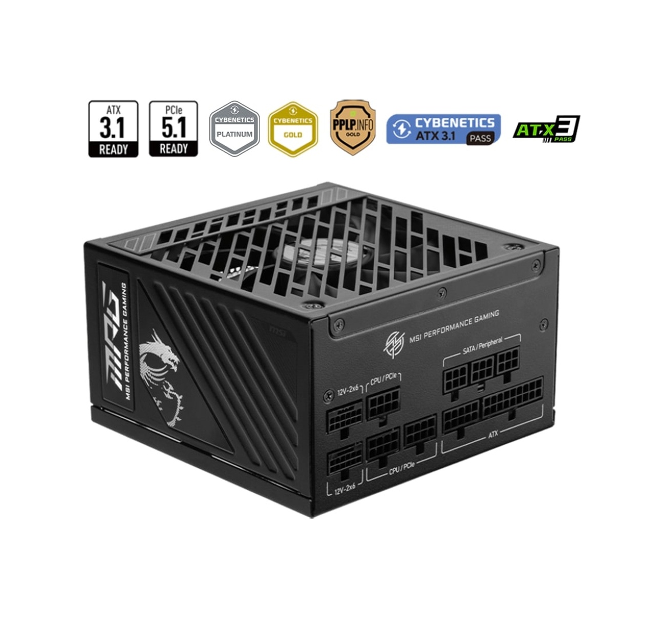 Msı Mpg A1250gs Pcıe5 1250w 80+ Platinum Full Modüler Power Akak92msı0034