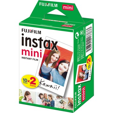 Fuji Instax Mini 7-8-9-11-25-70-90 için 20 Li Fotoğraf Filmi