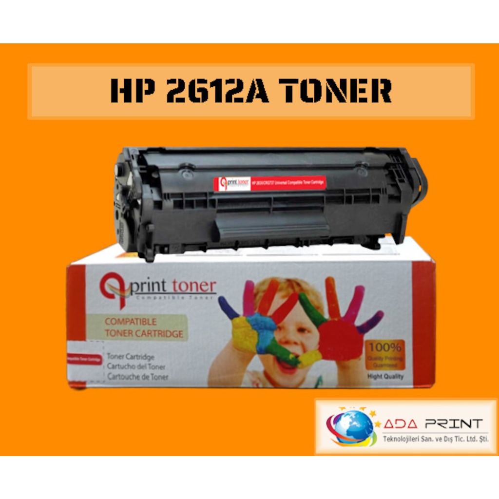 Qprint Toner - Hp Q2612A Uyumlu Toner 84280891