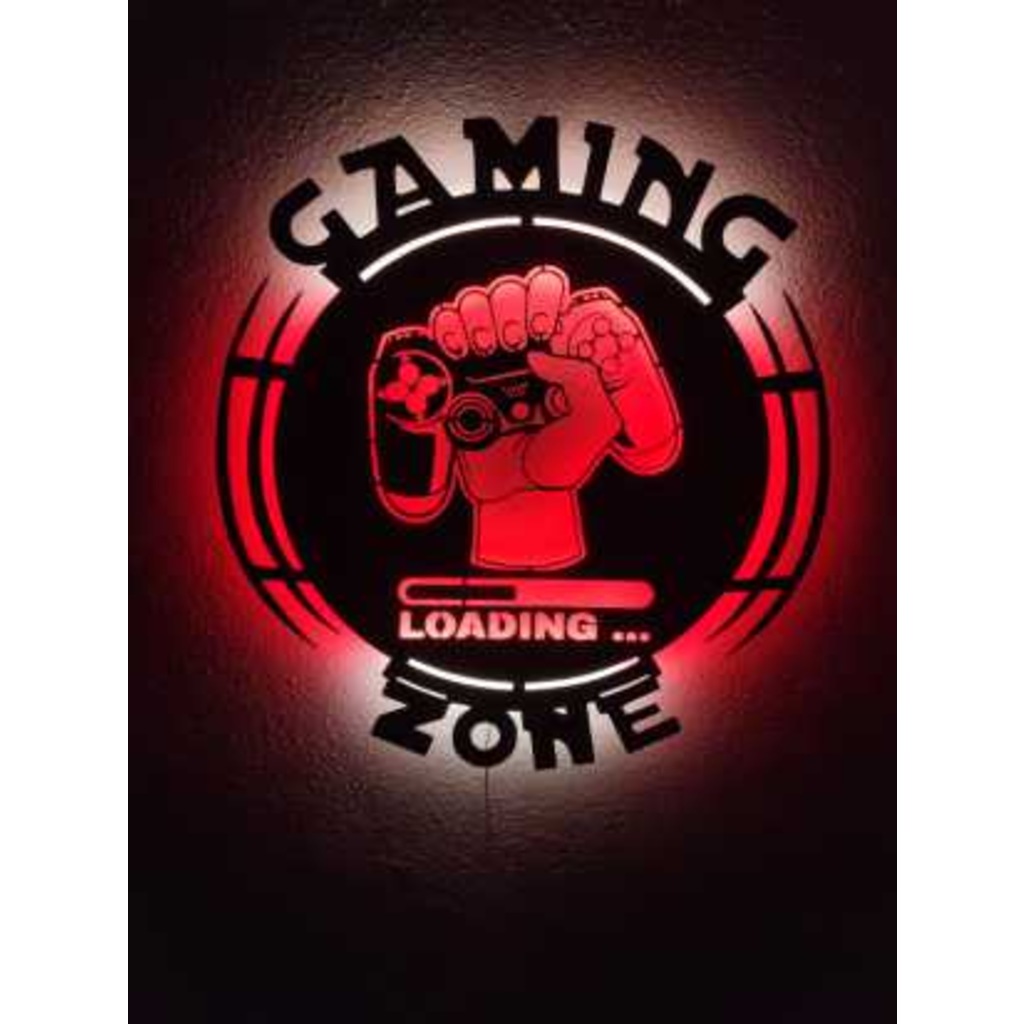 Gaming Zone Led Işıklı Tablo (523523739)