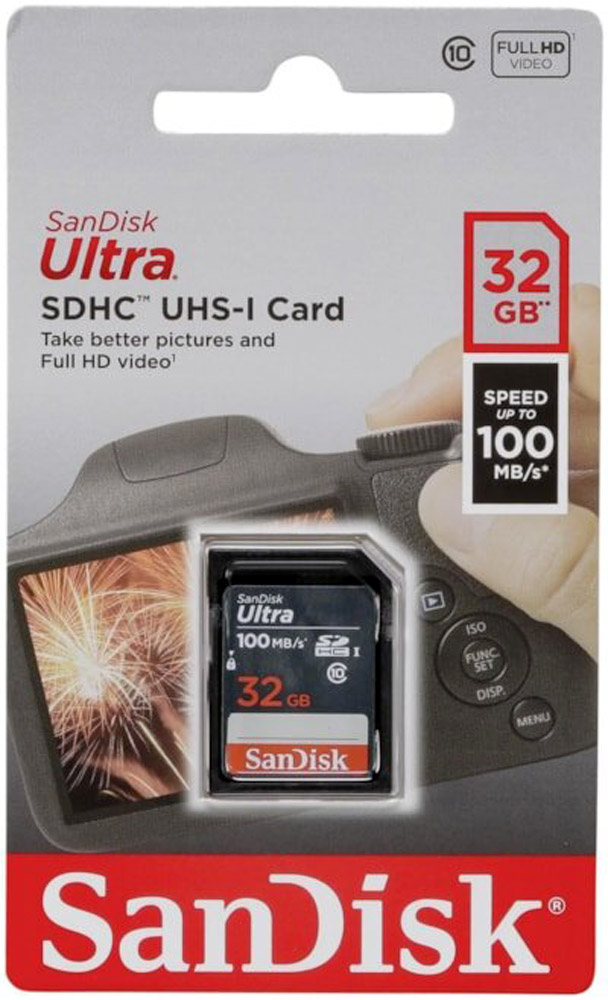 Sandisk Ultra 32Gb Sdhc 100Mb/S Hafıza Kartı