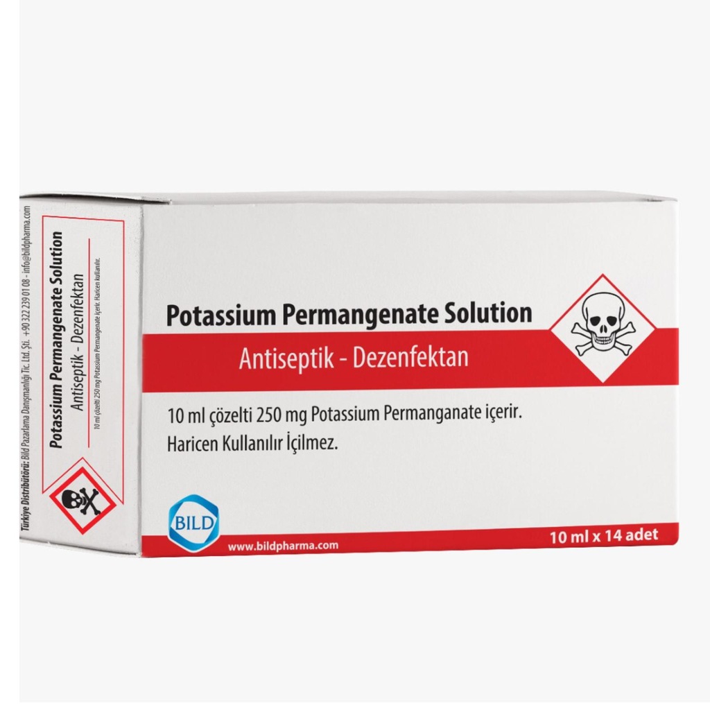 Permasol Potasyum Permanganate Solution 14 x 10 ML