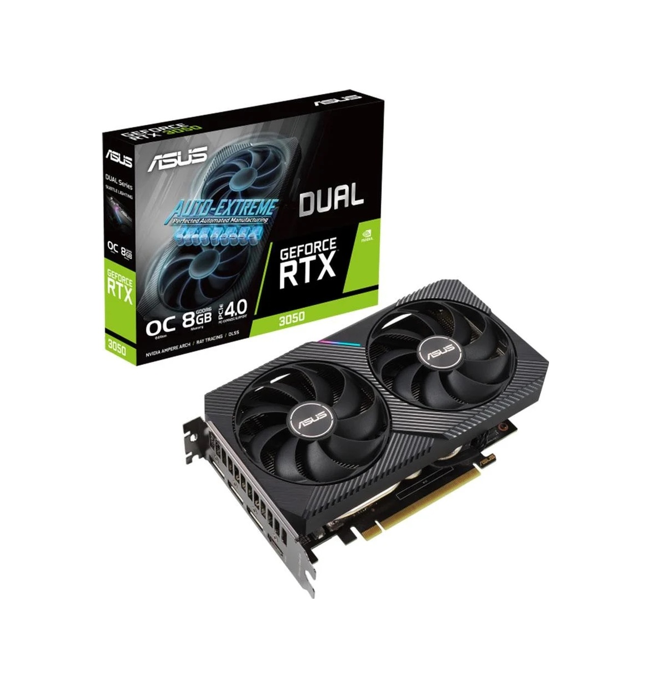 Asus NVIDIA GeForce RTX 3050 OC DUAL-RTX3050-O8G 8 GB 128 Bit GDDR6 Ekran Kartı
