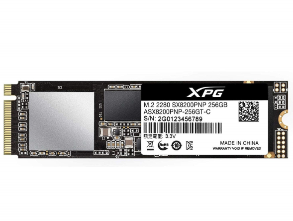 XPG SX8200 Pro ASX8200PNP-256GT-C 256 GB 3500MB-1200MB/s 3D Nand NVMe M.2 SSD