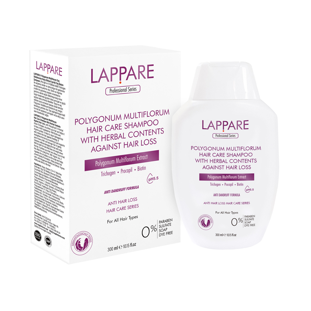 Lappare Polygonum Multiflorum Bitkisel Saç Bakım Şampuanı 300 ML
