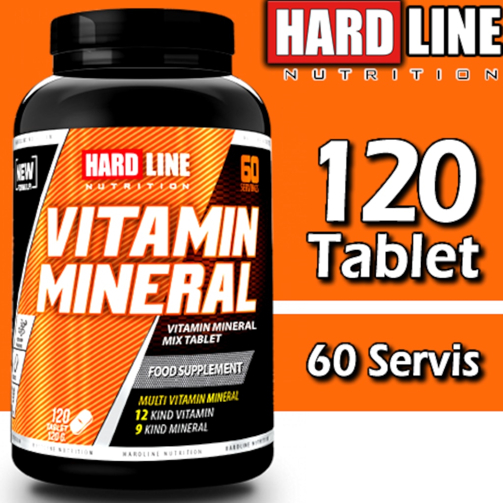 Hardline Vitamin Mineral Multivitamin 120 Tablet