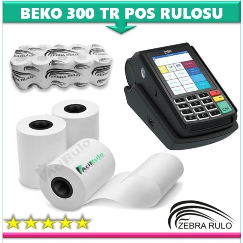 10 Adet - Beko 300Tr Pos Rulosu N11.1