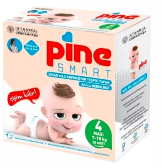 Pine Smart Akıllı Bebek Bezi 4 Numara Maxi 20 Adet